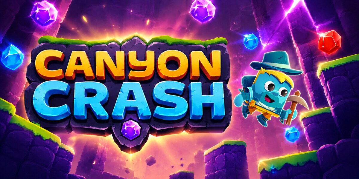 CANYON CRASH ゲーム画面